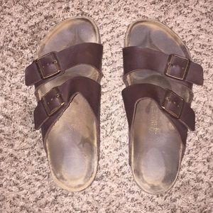 Brown Birkenstocks size 40